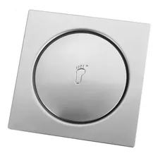 Ralo Invisível Inox Tampa Oculta Quadrado 10x10 Inox 304 Cor Cromado Foto mini 1