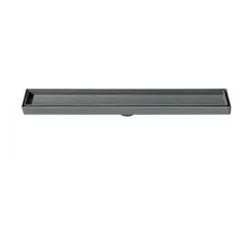 Ralo Invisivel Linear Oculto Banho Cozinha 5x50cm Cinza Foto mini 1