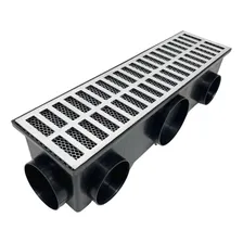 Ralo Linear 14x50 Modular Grelha AlumÃnio Tela Anti Inseto Foto mini 1
