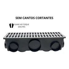 Ralo Linear 14x50 Modular Grelha AlumÃnio Tela Anti Inseto Foto mini 4