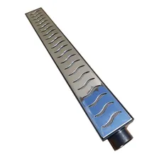 Ralo Linear 6x50 Sifonado Preta, Anti Inseto, Grelha Inox Foto  mini 1