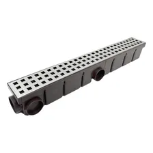 Ralo Linear 6x50cm Inox Qd Coletor Água Da Chuva E Tela Marr Foto mini  2