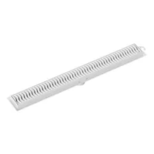 Ralo Linear Banheiro 70cm -grelha Branca Tigre Foto  mini 1