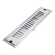 Ralo Linear Embralumi Grelha Aço Inox Banheiro 30x10cm Foto mini 1