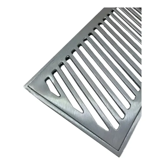 Ralo Linear Grelha Alumínio Escovado 15x100 Prime Aluminios Foto 1
