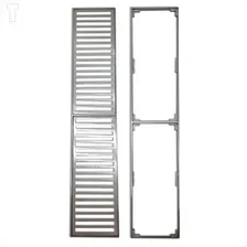 Ralo Linear Grelha Alumínio Escovado 15x100 Prime Aluminios Foto mini  2