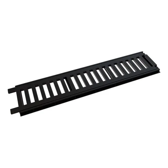 Ralo Linear Grelha Com Porta Grelha Preto 15x100cm Estrela Foto 1