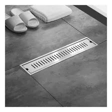 Ralo Linear Inox 40cm Banheiro Area Externa Anti Odor Grelha Foto mini  3