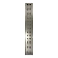Ralo Linear Pluvial 15x100 Grelha Chapa Inox Polida C/ Tela Foto mini 3