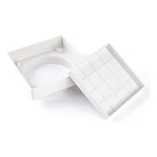 Ralo Oculto Invisivel 10x10 Branco Foto mini  3