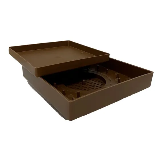 Ralo Oculto Invisível Demima 15x15 Seca Piso Marrom Foto 1
