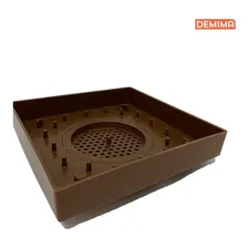 Ralo Oculto Invisível Demima 15x15 Seca Piso Marrom Foto mini  2