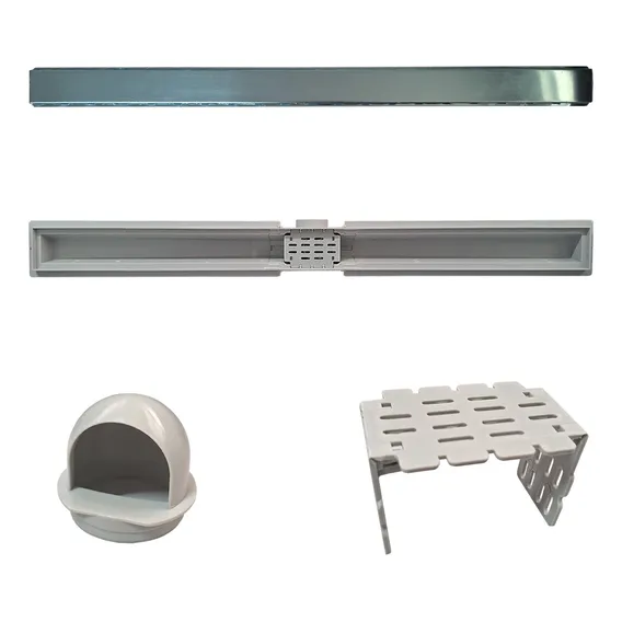 Ralo Oculto InvisÃvel Escoamento Linear Inox Oculta 5x70 Foto 1