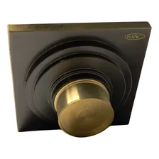 Ralo Vintage Bronze Quadrado Trabalhado 10x10 Foto mini 3