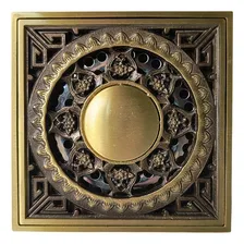 Ralo Vintage Bronze Quadrado Trabalhado 10x10 Foto mini 1