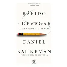 Rápido e devagar: Duas Formas de Pensar de Daniel Kahneman Série Economia Editora Objetiva capa mole em português 2012 Foto mini 3