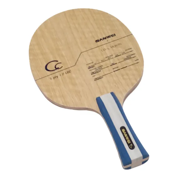 Raquete Clássica de ping pong Sanwei Carbono CC FL (Côncavo) Foto 1