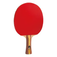 Raquete de ping pong DHS 2002 preta/vermelha FL (C么ncavo) Foto mini 3