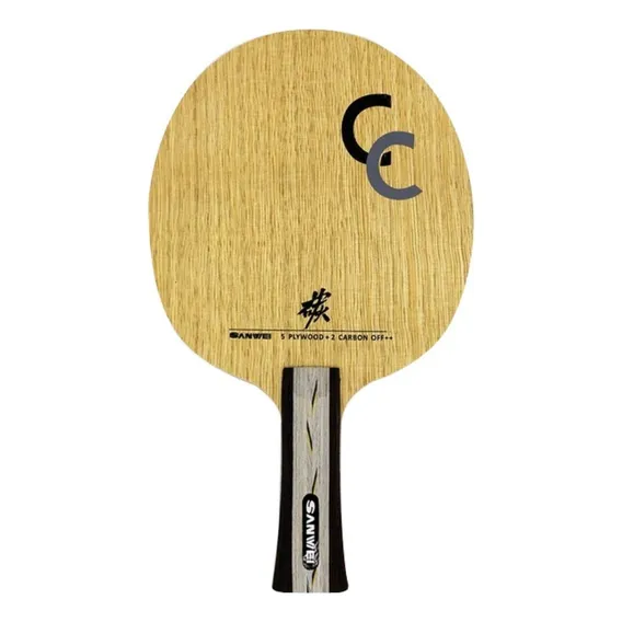 Raquete de ping pong Sanwei CC bege CS (Chinês) Foto 1
