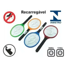 Raquete Eletrica Recarregavel Mata Mosquito Da Dengue Foto mini 3