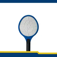 Raquete Mata Insetos Pernilongo Mosquito Raquete Eletrica Cor Azul 110v/220v Foto mini 3