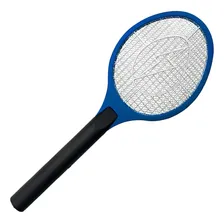 Raquete Mata Insetos Pernilongo Mosquito Raquete Eletrica Cor Azul 110v/220v Foto mini 1