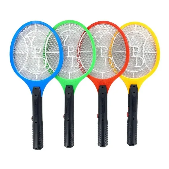 Raquete Mata Mosquitos Elétrica Recarregável C/ Kit 2 Pçs Cor Sortidas Foto 1