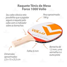 Raquete Tênis de Mesa Force 1000 Vollo Foto mini  2