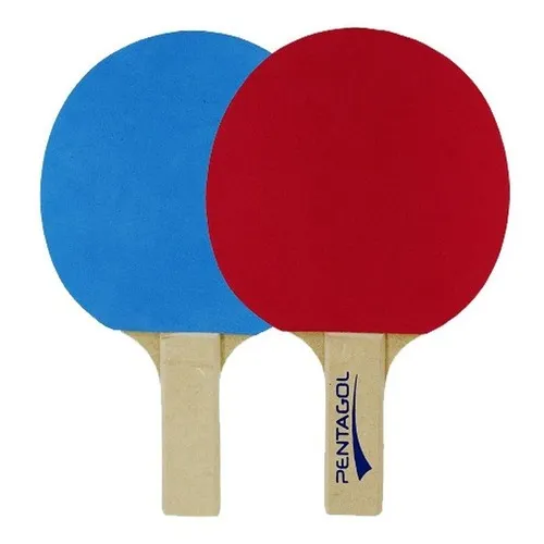 Raquete Tenis De Mesa Ping Pong - Eva - Luxo - Pentagol Foto 1