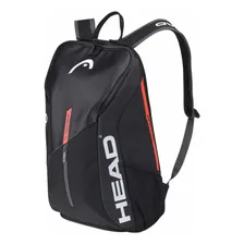 Raqueteira Mochila Tenista Head Tour Team Preto E Laranja Foto mini 2