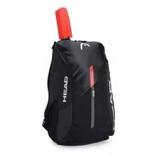 Raqueteira Mochila Tenista Head Tour Team Preto E Laranja Foto mini 1