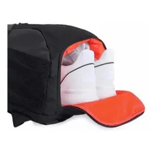 Raqueteira Mochila Tenista Head Tour Team Preto E Laranja Foto mini 3
