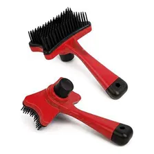 Rasqueadeira Chalesco Autolimpante Tira Pelos Cor Vermelho Foto mini  3