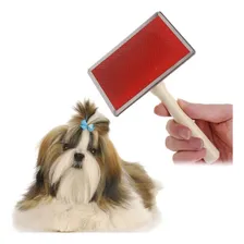 Rasqueadeira Profissional Pet Cabo Madeira N3 CĂŁes Gatos Foto mini 4