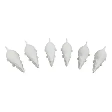 Rato De Plástico Brincadeiras Decoração Halloween Kit Com 6 Foto mini 1