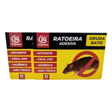 Ratoeira Adesiva Cola Pega Rato Armadilha Gruda Tudo Foto mini 4