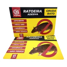 Ratoeira Adesiva Cola Pega Rato Armadilha Gruda Tudo Foto mini  3