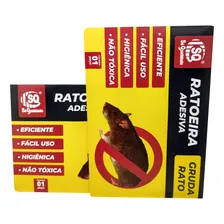 Ratoeira Adesiva Cola Pega Rato Armadilha Gruda Tudo Foto mini  2