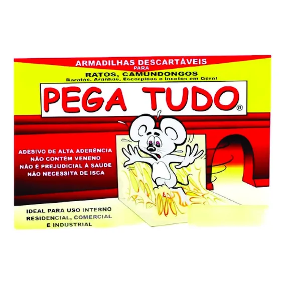 Ratoeira Adesiva Tem Veneno Ratoeira Adesiva Pega Tudo Kit20 Foto 1