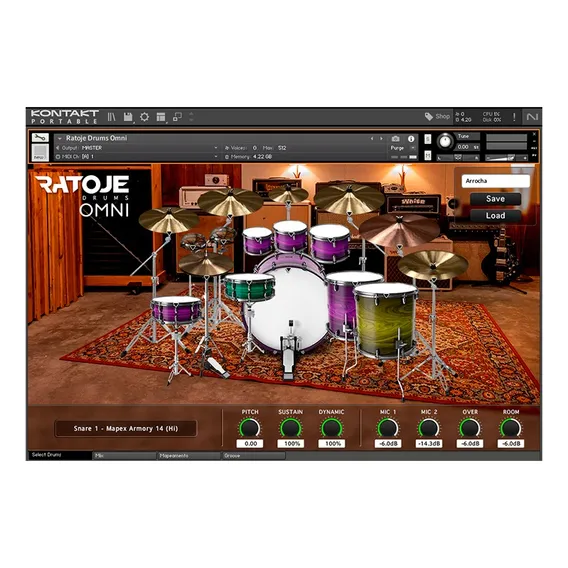 Ratoje Drums Omni Melhor Sample De Bateria Para Kontakt Foto 1