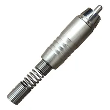Rca Plug Conector Santo Angelo Plug Rca Ninja Kit 10 Unid Cor Prateado Foto mini  2