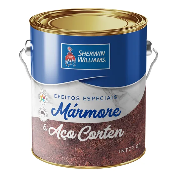Reagente Efeitos Especiais Aço Corten 900ml Sherwin Williams Cor Laranja Corten Foto 1