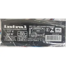 Reator Magnético Uma Lâmpada Fluorescente 40w 127v Intral Foto mini 1