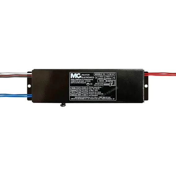 Reator Margirius 95w Lâmpada Uv Compacta Pl Germicida 4pinos Foto 1