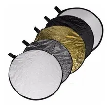 Rebatedor Difusor Prata Dourada Preto Branco Transluci 110cm Foto mini 4