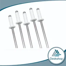 Rebite Alumínio Repuxo Branco 4,0 X 16 (416) - 1000 Peças Foto mini 4