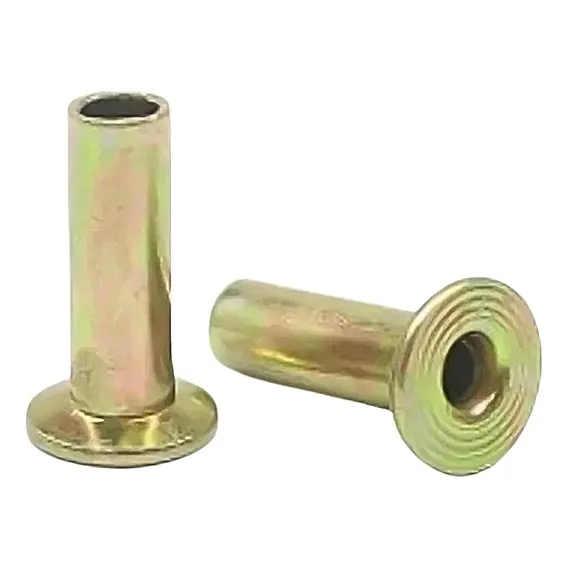 Rebite Lona Freio 10x14 Ferro Tubular Milheiro Foto 1