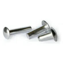 Rebite Maciço Cabeça Lentilha 1/4 X 1 Alumínio 1 Kg Foto  mini 1