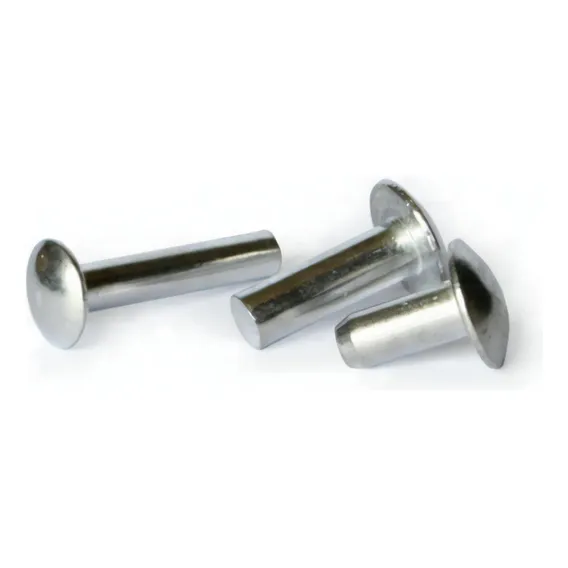 Rebite Maciço Cabeça Lentilha 1/4 X 1 Alumínio 1 Kg Foto 1