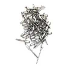 Rebite Repuxo 310 3,2x10 - Aluminio Brilhante -pct C/100 Pcs Foto mini 1